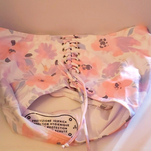 Summer Mae Reversible Butterfly Bow Tie Maternity Bikini Set Size Small - Picture 10 of 13